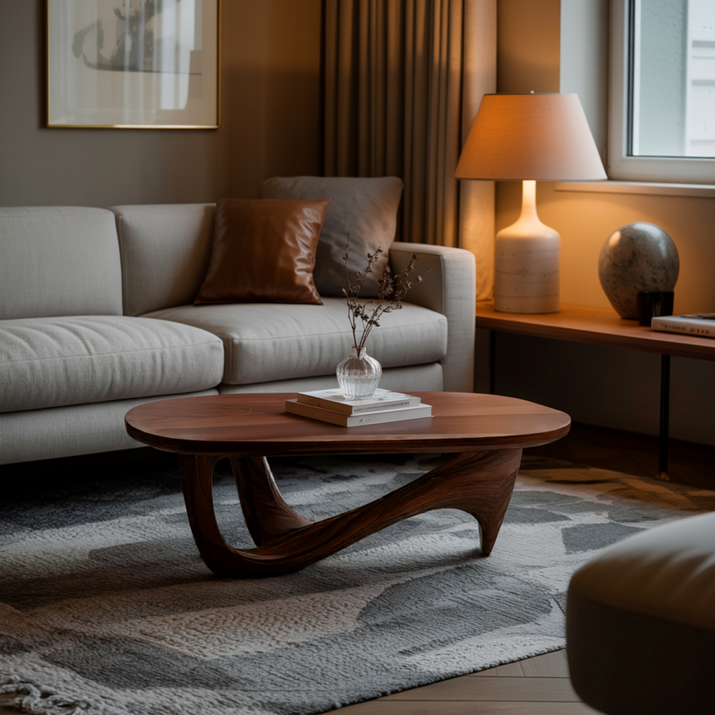 Aurelin Flow Organic Modern Coffee Table
