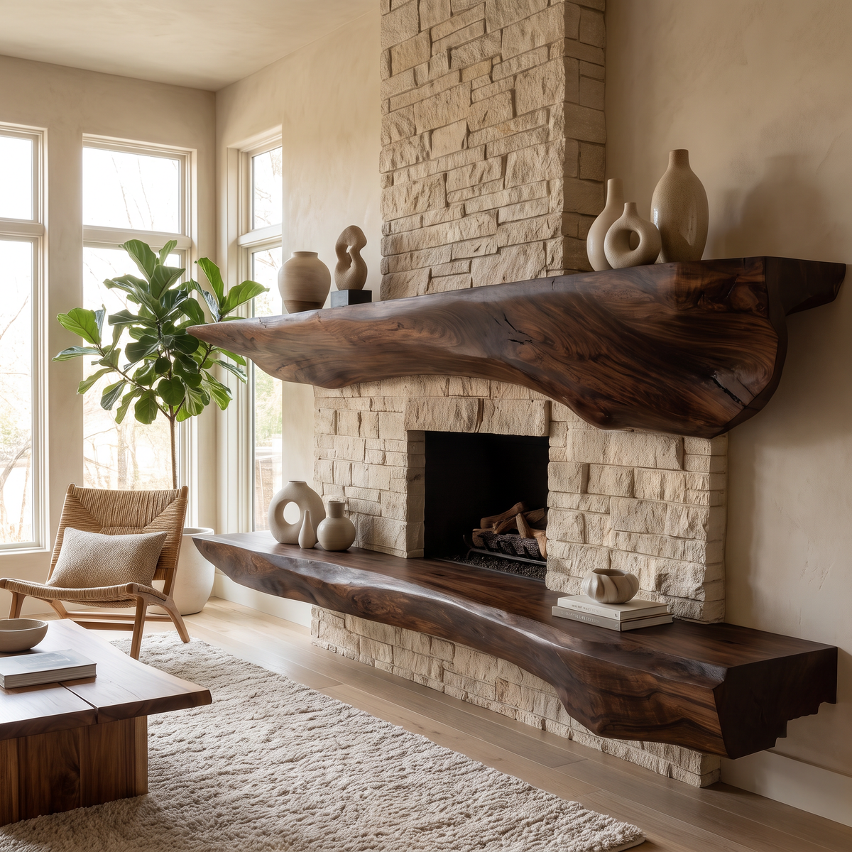 Orithen Sculpted Fireplace Mantel Shelf SPA925327